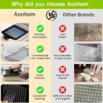 Aonhom Vegetable Chopper Food Slicer, 15 in 1 Multi-Function Food Chopper for Onion, Veggie, Cheese Grater, Vegetable... - Image 6