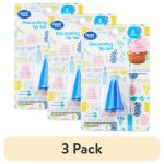 (3 pack) Great Value Decorating Bag with a Star Tip, 1 Count