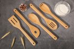 Mainstays 5pk Bamboo Spoons for Cooking, Kitchen Essential Tools Set - Image 6