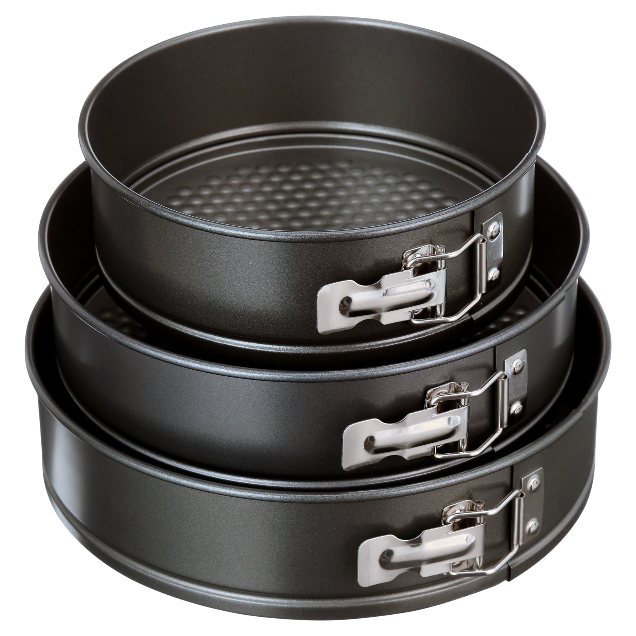 Mainstays-6-8-10-Round-Nonstick-Carbon-Steel-Springform-Cake-Pans-Gray-Set-of-3_3731c7d7-626e-4994-aa0a-55663d2fbd1e.b423aaca9b30b9fa89763bb6be016d80 Mainstays, 8", 9", 10" Round Nonstick Carbon Steel Springform Cake Pans, Gray, Set of 3