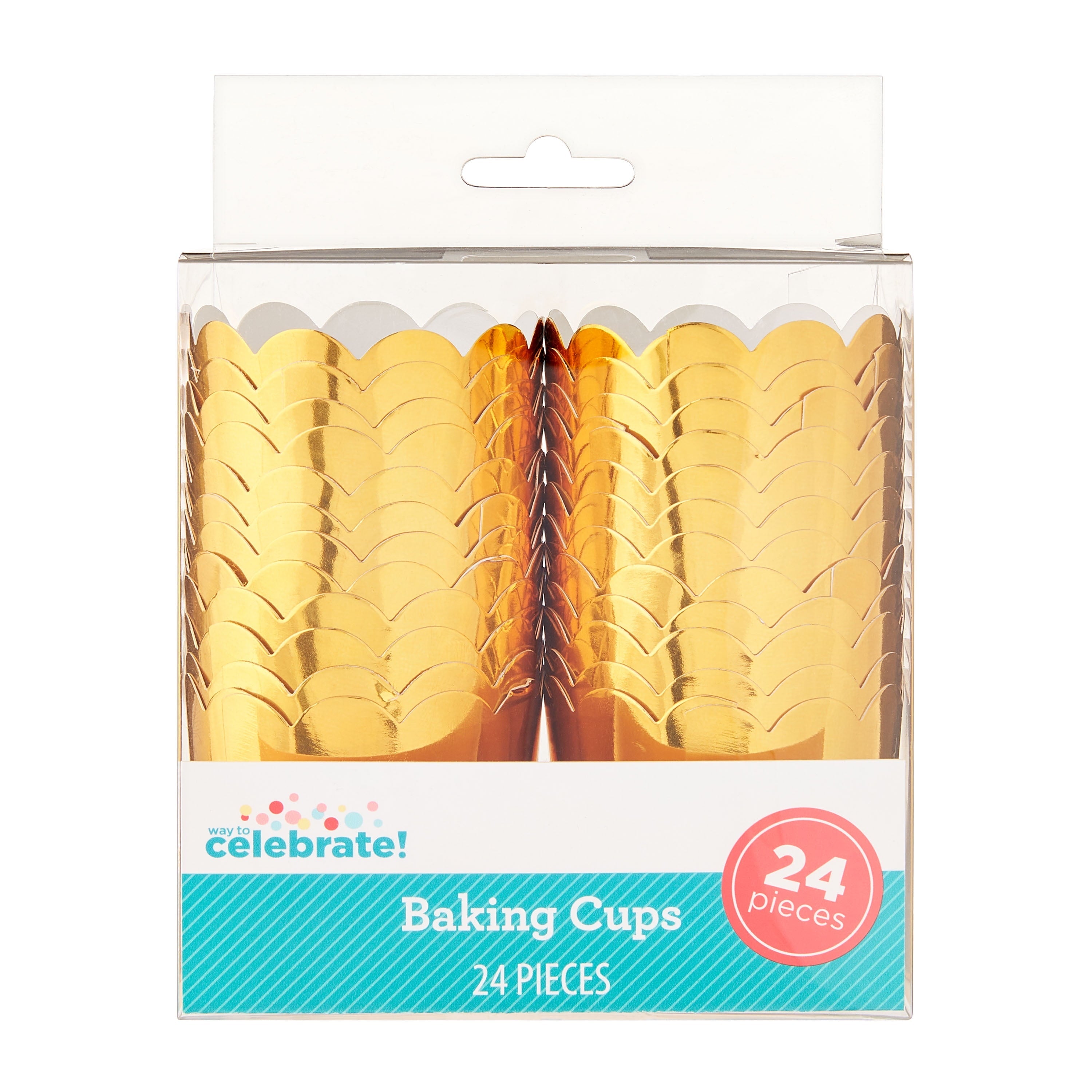 Way-To-Celebrate-24-Count-Gold-Baking-Cups_5237b825-b3e2-439e-ac63-9c965cee46a5.39861000cf0a2737b9798afce30e2fbe Gold Baking Cups, 24 Count, by Way To Celebrate
