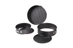 Mainstays, 8", 9", 10" Round Nonstick Carbon Steel Springform Cake Pans, Gray, Set of 3 - Image 5